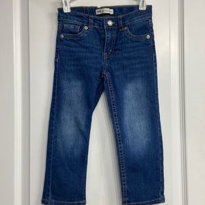 Levi’s 502 Regular Taped Kids Jeans 4T Adjustable Waist Slide clasp with Zipper